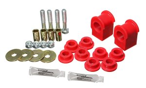 Ford F-350 SD Sway Bar Bushing Set - Rear - Energy Suspension - Performance Polyurethane - Red - `05-`07 Ford F-350 SD Sway Bar Bushing Set - Rear - Energy Suspension - Performance Polyurethane - Red - `05-`07